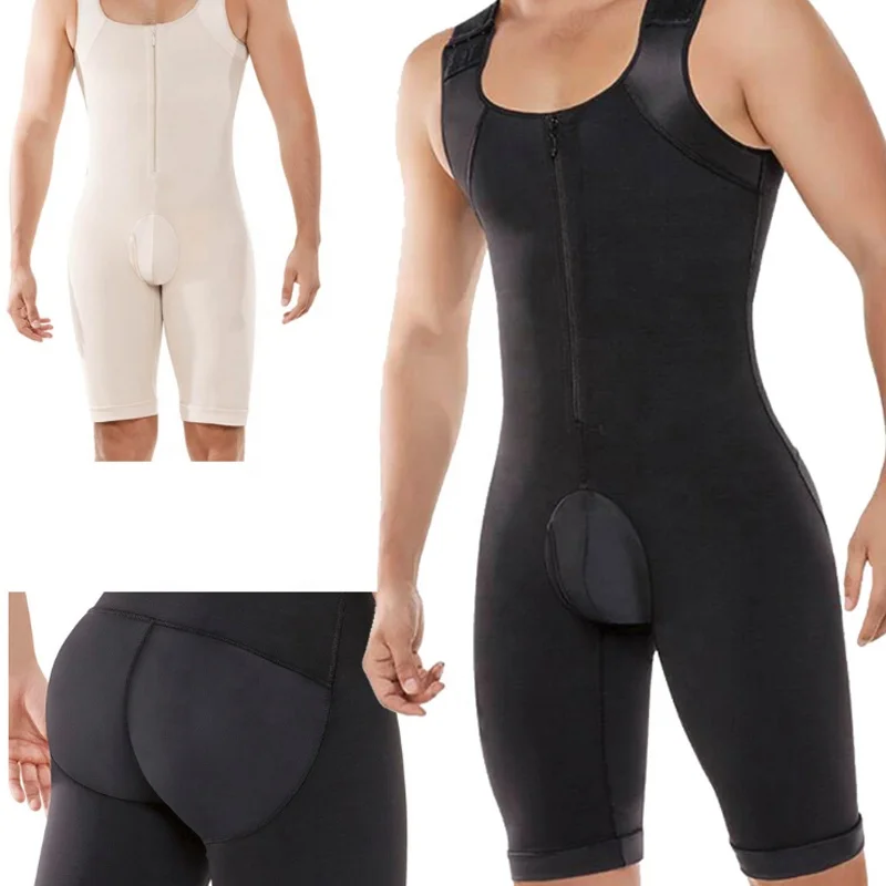 High Quality Euramerican Men' Full Body Shaper Zipper Slimming Bodysuit Plus Size Sleeveless Corset, Nude and black
High Quality Euramerican Men' Full Body Shaper Zipper Slimming Bodysuit Plus Size Sleeveless Corset, Nude and black
