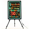 Portable electronic led light advertising message boards