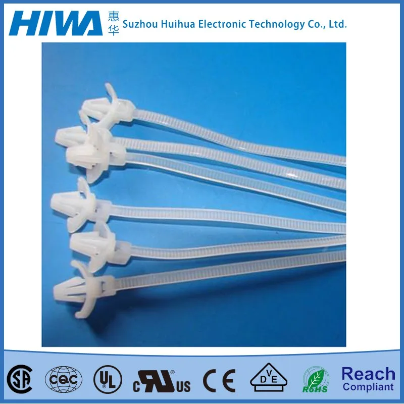 new releasable push mount releasable plastic cable ties strap for wholesales