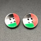 4Holes fancy custom multicolor resin shirt button 3D printing colorful craft botones for clothing size 16L 18L 20L