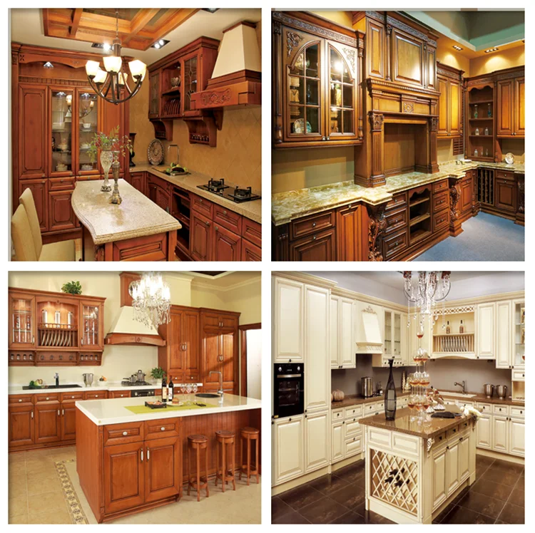 solid wood kitchen cabinet