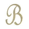 New Wedding Party Clear Rhinestone Diamante letter B Cake Topper Decoration