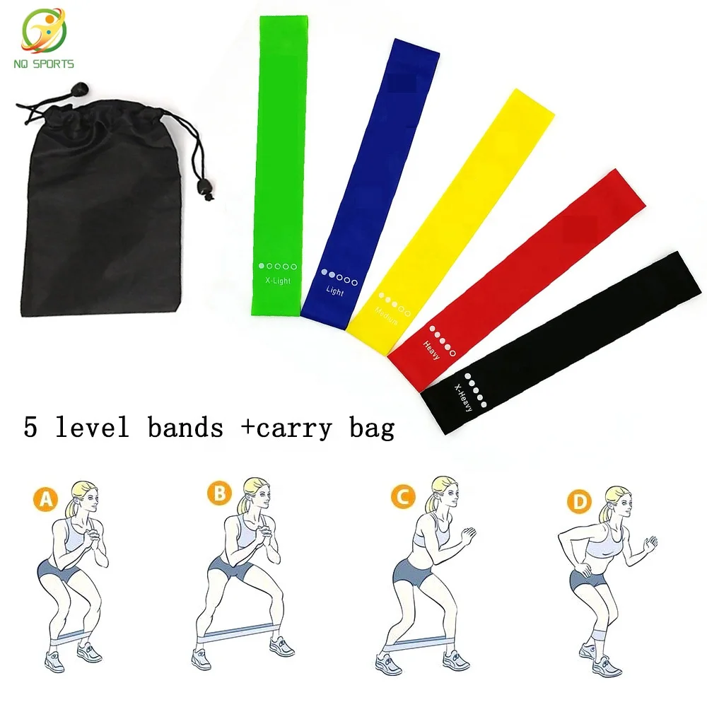 Wholesale Custom Logo Natural Latex High Quality Strong Stretching Set Of 5 Latex Mini Loop Resistance Bands, Customized
Wholesale Custom Logo Natural Latex High Quality Strong Stretching Set Of 5 Latex Mini Loop Resistance Bands, Customized
