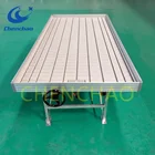 hydroponics Growing Tables for Commercial Young Plants Rolling Benches
