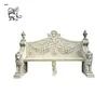 factory wholesale price hand-carved sunset red natural marble benches hot sale MBL-08
