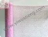 Glitter star pink polyester tutu tulle fabric roll, 6"x100yd (60"x100YD) Tutu skirt material,