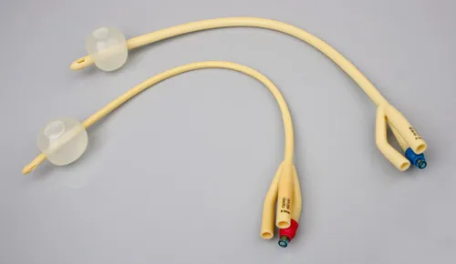 2-way Latex Foley Balloon Catheter silicone coated