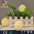 Battery Operated 20 LED SepakTakraw Ball String Lights For Christmas Wedding Decoration