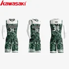 Dark Green Camo Basketball Uniforms Custom Basketball Jersey Cheap Reversible Basketball Jerseys with numbers