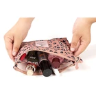 Korean style waterproof mesh travel wash bag makeup bag organizer