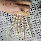 Aliexpress China cuticle aligned raw virgin hair 6D hair extensions with 6D machine hair