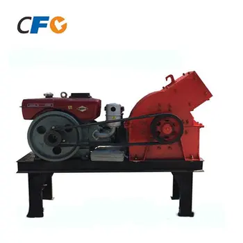 New type low investment wheel small portable diesel engine hammer mill crusher price kenya