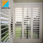 Aluminum inserted shutter parts adjustable louver window shutters