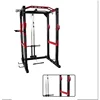 Deep Squat Rack Power Rack Squat Barbell Cage Bench Stand Heavy Duty Multi-Grip Chin-Up Fitness Power Rock for Home Gym H0180