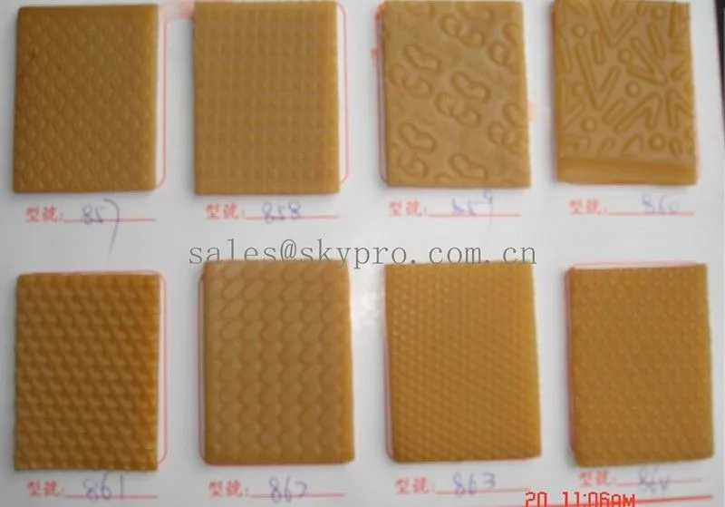 High Tensile Pure Natural Gum Rubber Sole Sheet with Elongation Characteristics for Durable Shoe Soles
