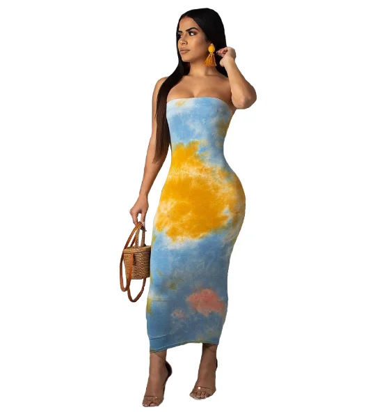 QF0801 2019 summer high-end positioning print sexy women dresses tube top temperament one-step dress
QF0801 2019 summer high-end positioning print sexy women dresses tube top temperament one-step dress