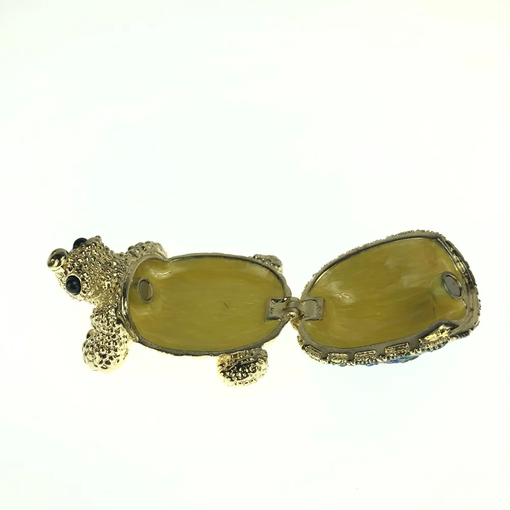 traditional handmade gift packing high-quality enamel blue mini