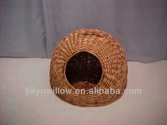 100% handmade wicker cat basket cat carry basket wholesale