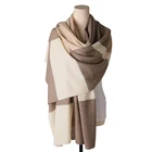 High quality fast delivery OEM custom label ladies women 26s/2 12 gauge cable knit cashmere throw blanket