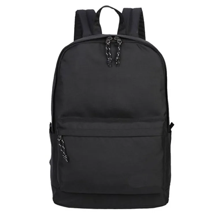 Blank shop black backpack