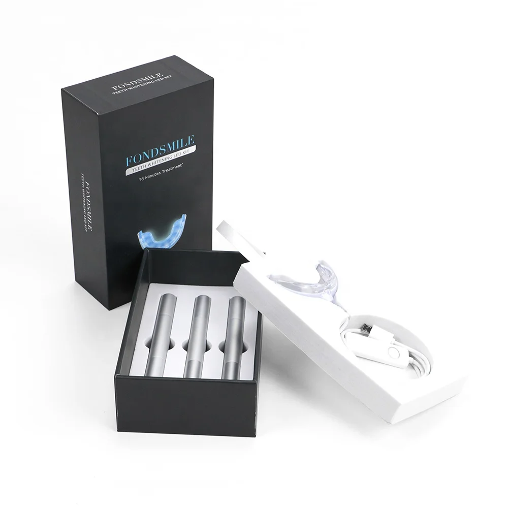 Home Teeth Whitening Bleach Kit LED Light Whitener for Mobile Phone Custom Box Packaging Logo Printing OEM Service
Home Teeth Whitening Bleach Kit LED Light Whitener for Mobile Phone Custom Box Packaging Logo Printing OEM Service