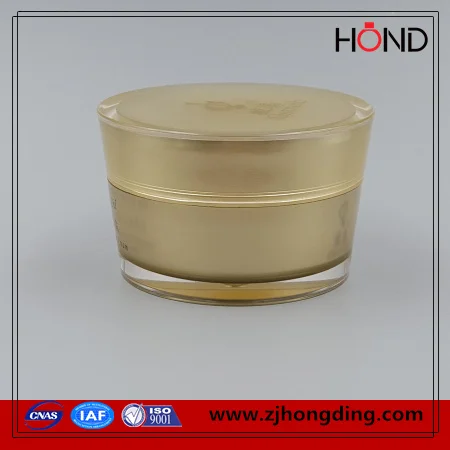excellent quality body acrylic flat tapered jars skin and hand cream jar plastic acrylic jar