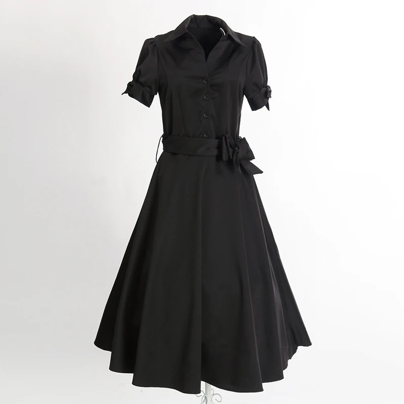 Онлайн бутик оптовая Прямая доставка Черные коктейльные платья с рукавами