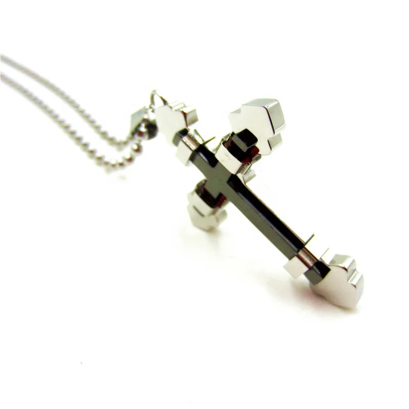 Fashion necklaces 2016 Factory sale chunky fashion black cross necklace/stainless steel necklace wholesale jewelry in malaysia, Black & rose gold&gold&steel
Fashion necklaces 2016 Factory sale chunky fashion black cross necklace/stainless steel necklace wholesale jewelry in malaysia, Black & rose gold&gold&steel