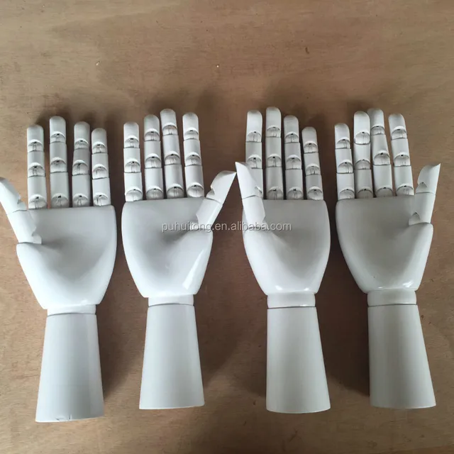 hand white mannequin