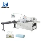 Facial Tissue Form Paper Feeding Carton Box Filling Sealing Packing Machinery