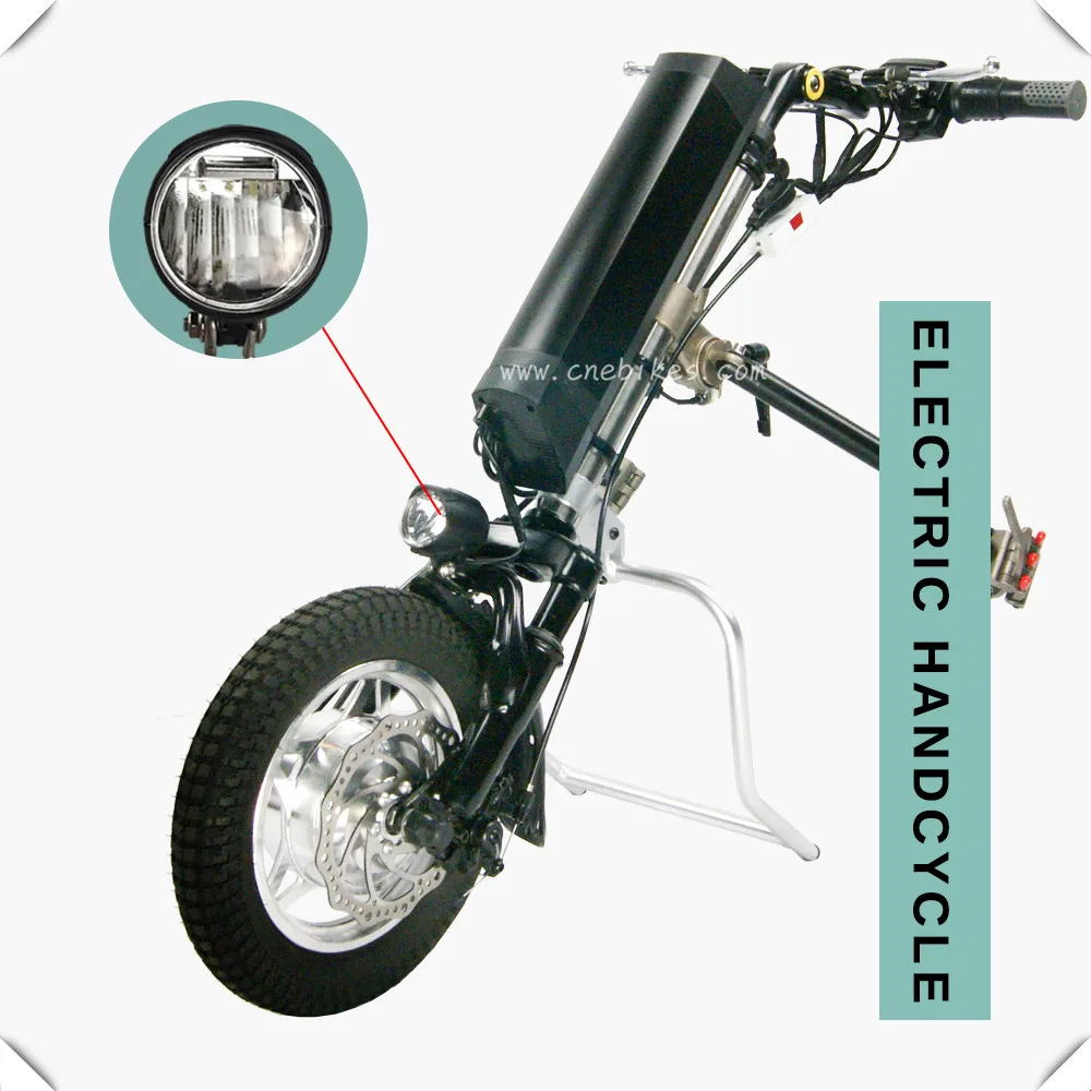 attachable handcycle for wheelchair