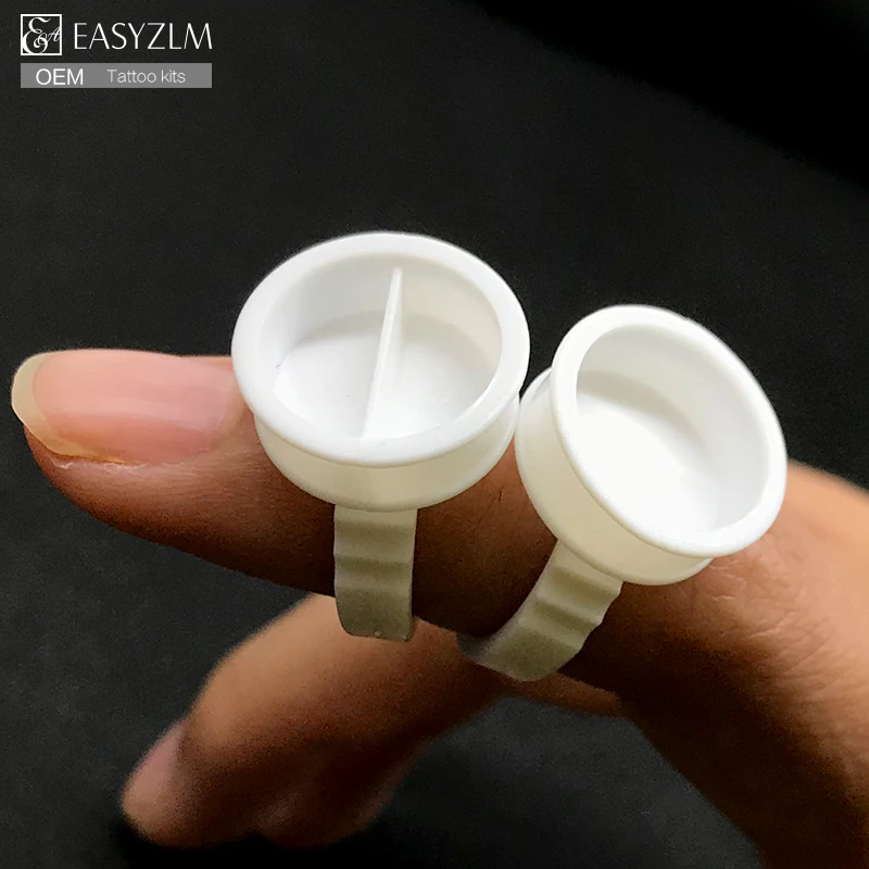 Easyzlm Plastic Ring Microblading Pigment Tattoo Ink Cups with Different Sizes, White
Easyzlm Plastic Ring Microblading Pigment Tattoo Ink Cups with Different Sizes, White