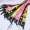 Two-in-one detachable mobile phone wide lanyard Cartoon mobile phone lanyard non-neck mobile phone wide long rope factory wholes