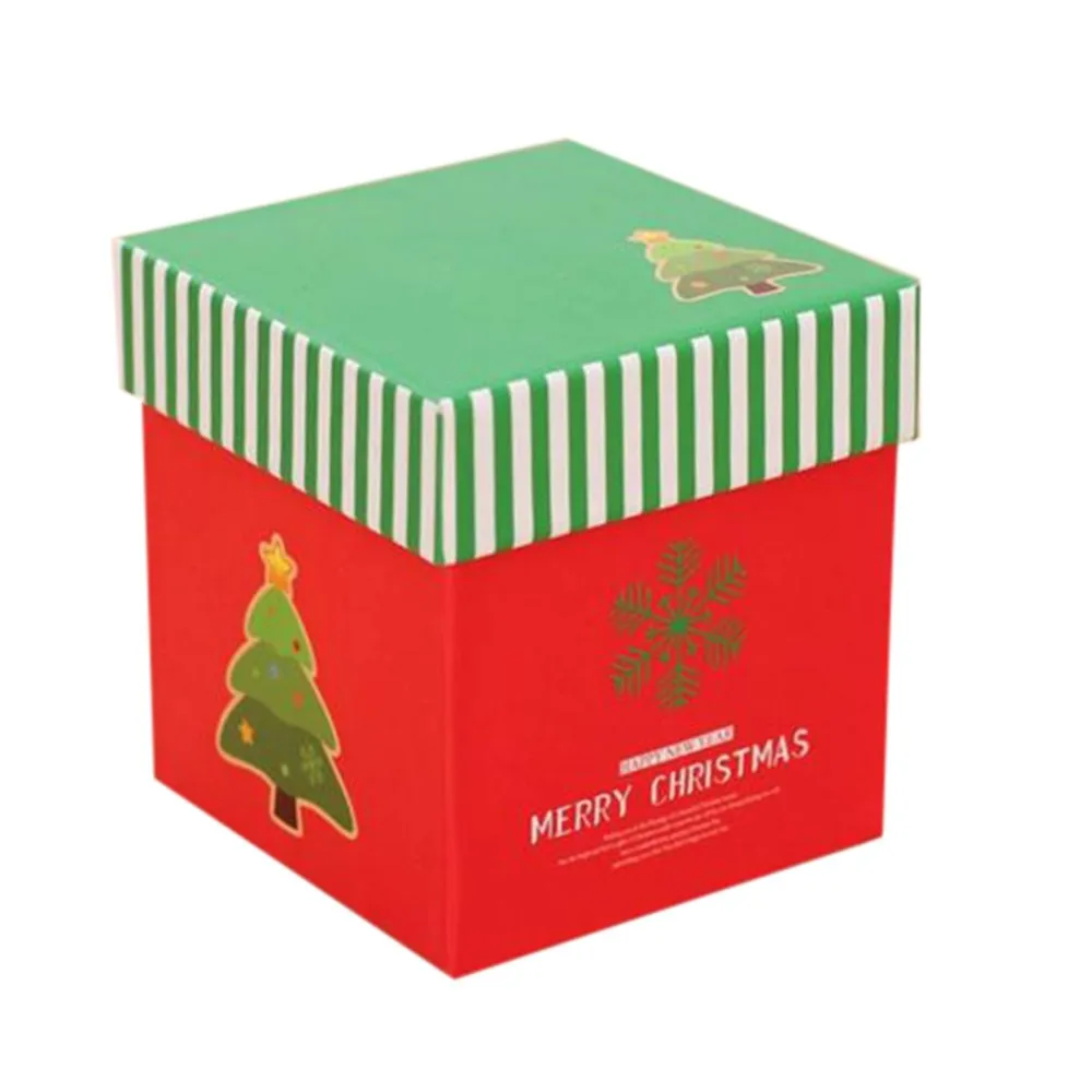 cheap cardboard custom package christmas eve decorative gift