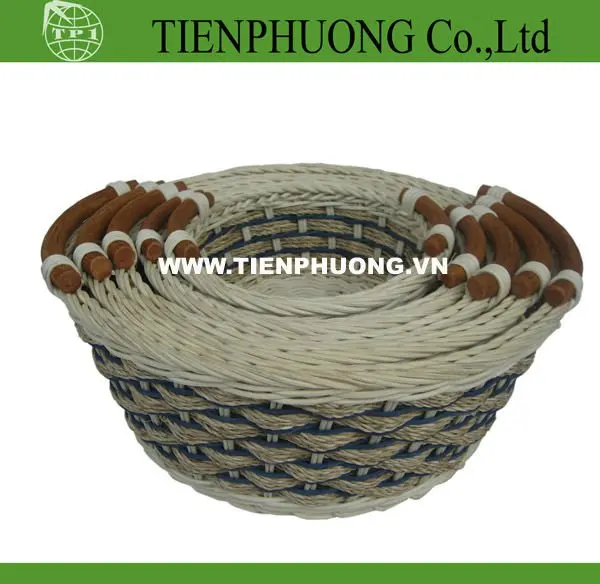 rattan basket/wicker bucket
