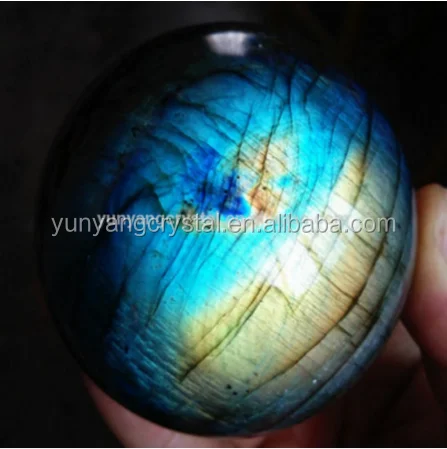 personalized natural labradorite quartz crystal balls for sale