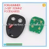 Replacement remote control for chevroler hummer 2+1 button 315 mhz car key