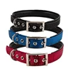 Custom Logo 3m Reflective Safety Nylon Webbing Dog Pet Collar, Wholesale Pet Shop Adjustable Plain Nylon Pet Dog Collar
