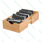 Multi-function Desktop Wooden Bamboo Organizer Storage Box