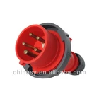 High quality industrial socket and plug 16A-6H/220/380-240/415V,3P+N+E,IP67,splashproof