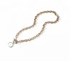925 Silver ladies Saudi 14k 18k rose gold plated jewelry chain necklace