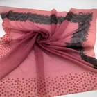 Custom polyester printed square fashion neck scarf wholesale
