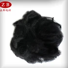 1.5D*38mm regenerated black polyester staple fiber for textile yarn
