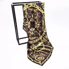 Wholesale New Satin Silk Scarf Custom Print Silk Scarf 90x90