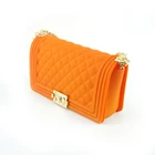 High-end customized original single leather lady bag with Ling lattice chain and one shoulder slanting bag