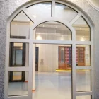 China supply quality arch shaped thermal break fixed windows