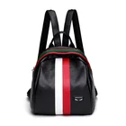 ackpack school bag women soft pu backpack black travelling back pack bags guangzhou factory in stock