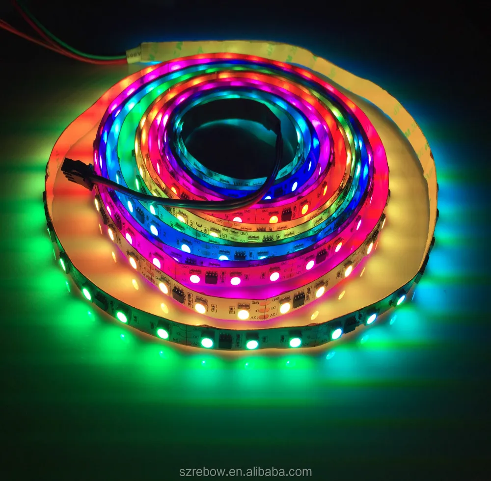 2018 new product,pixel ws2811 5050 rgb digital color led strips