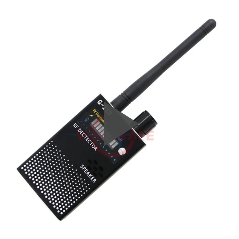 

Black 1MHz-8000MHz 1.2G 2.4G Wireless Camera Mobile Bug Detector, Black/golden