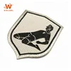 Fashionable Design Custom Metallic Silver Thread Iron on Machine 100% Embroidery Patches for Sports Wear